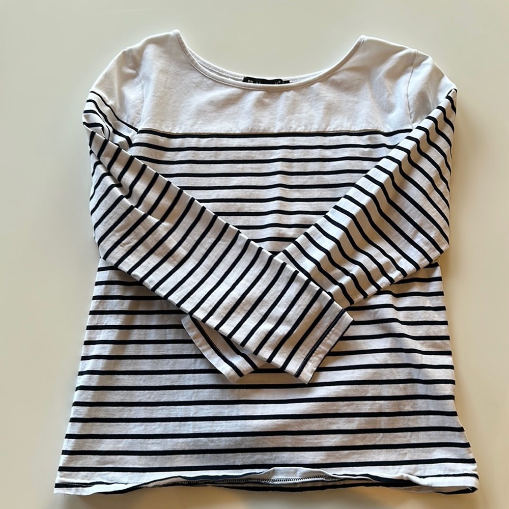 Boat Neck Lightweight Long Sleeve T Large